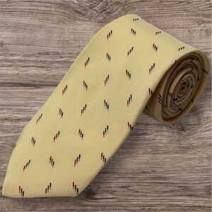NWT Vintage Y2K Enrico Guccini 100% Silk Necktie Pattern Tie Handmade in Italy